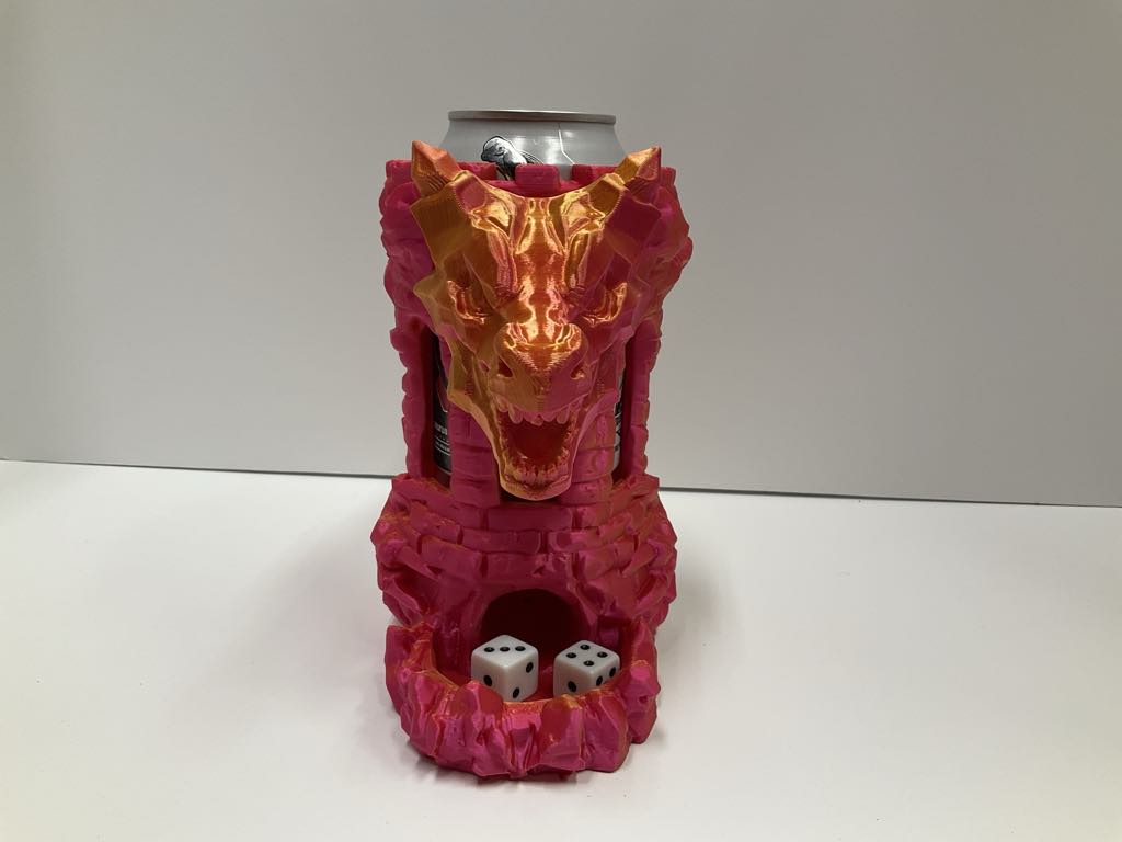 Dragon Fortress Dice tower and can holder