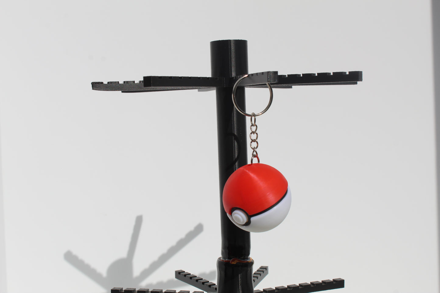 pokeball Clicker Keychain – 3D Printed Fidget Accessory