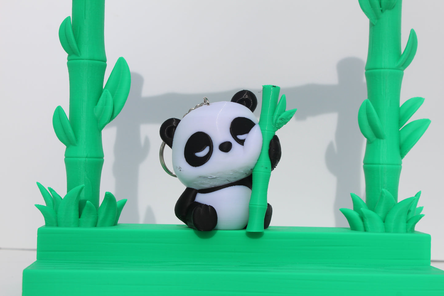 Sleepy Panda Keychain