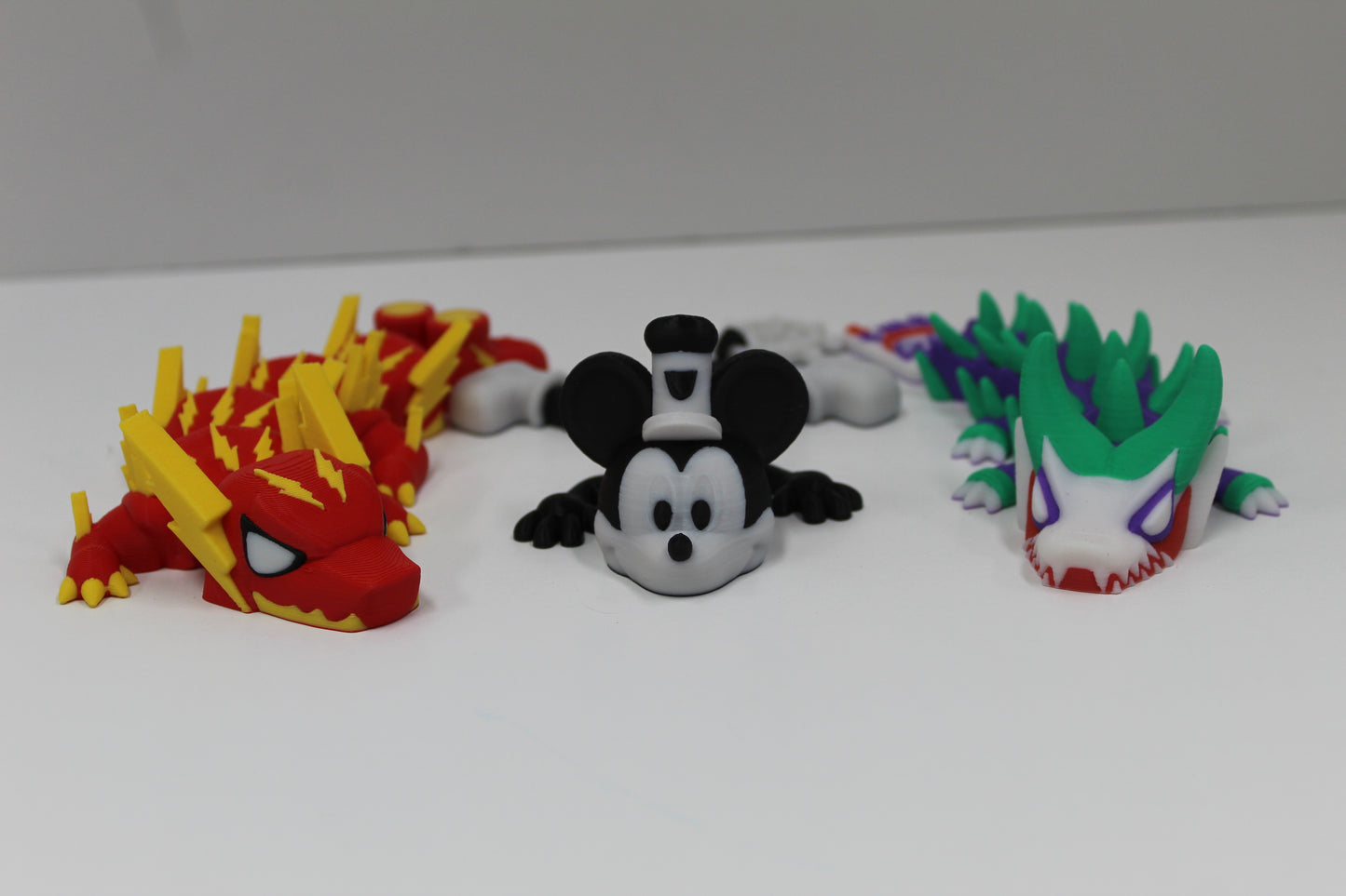 Flexi Character Baby Dragon Collection – Articulated 3D Printed Creature Figures