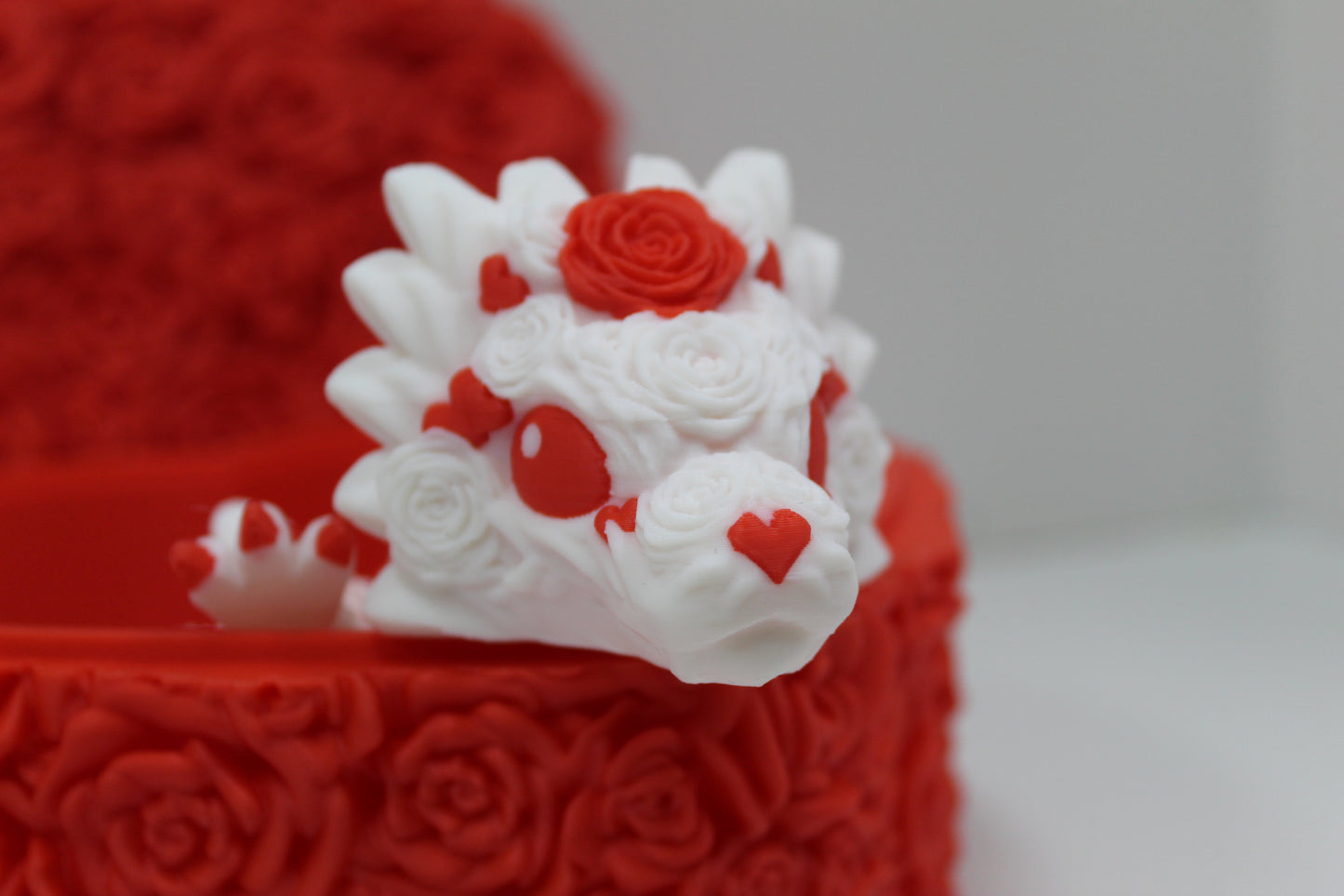Rose Heart Dragon & Rose Heart Keepsake Box