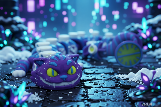 Wonderland Cat Dragon ⏰🐉