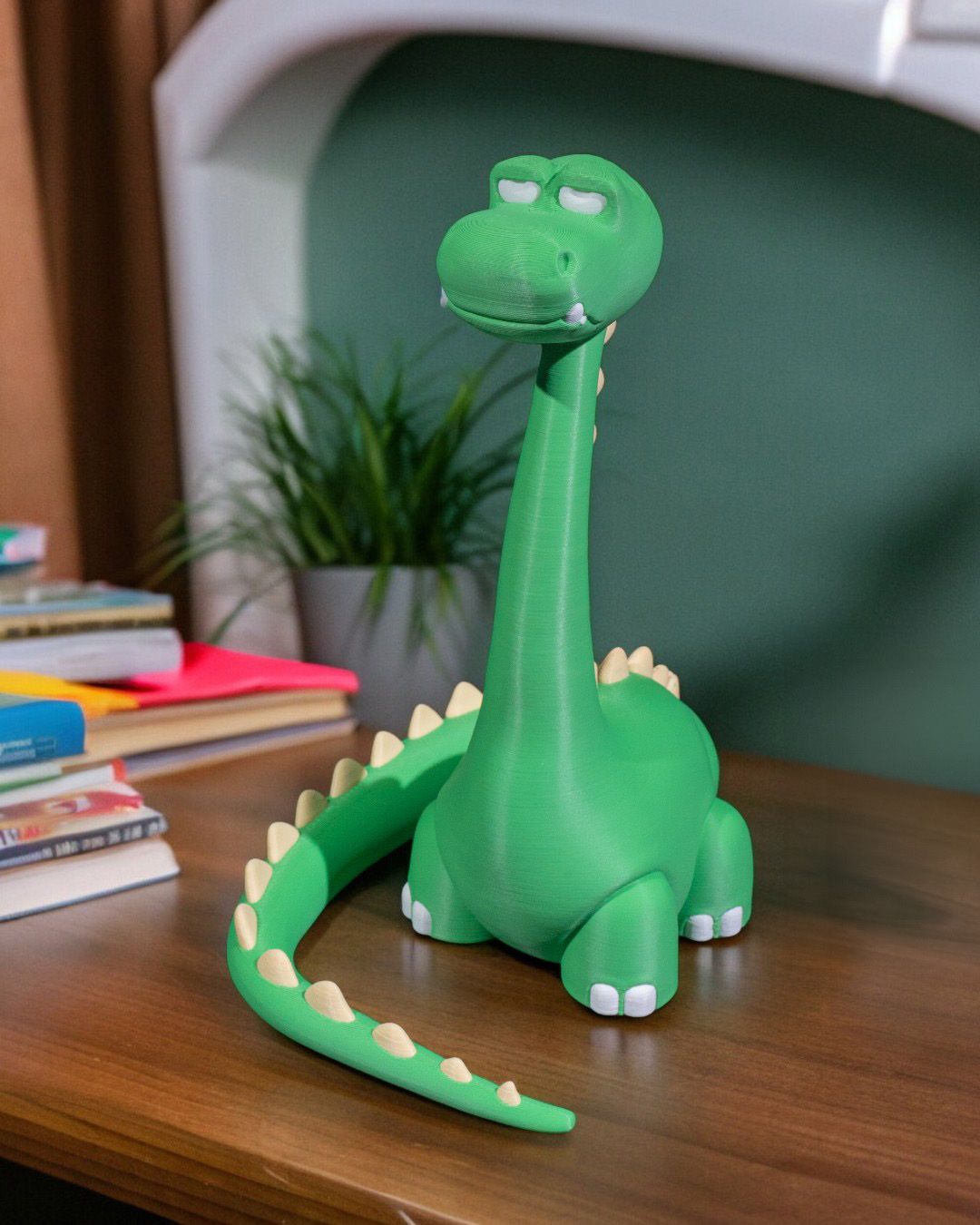 Standing dino phone stand