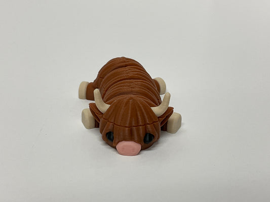 Highland Cow keychain