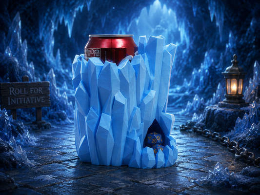Iceberg Can Holder Dice Tower ❄️🎲🥤
