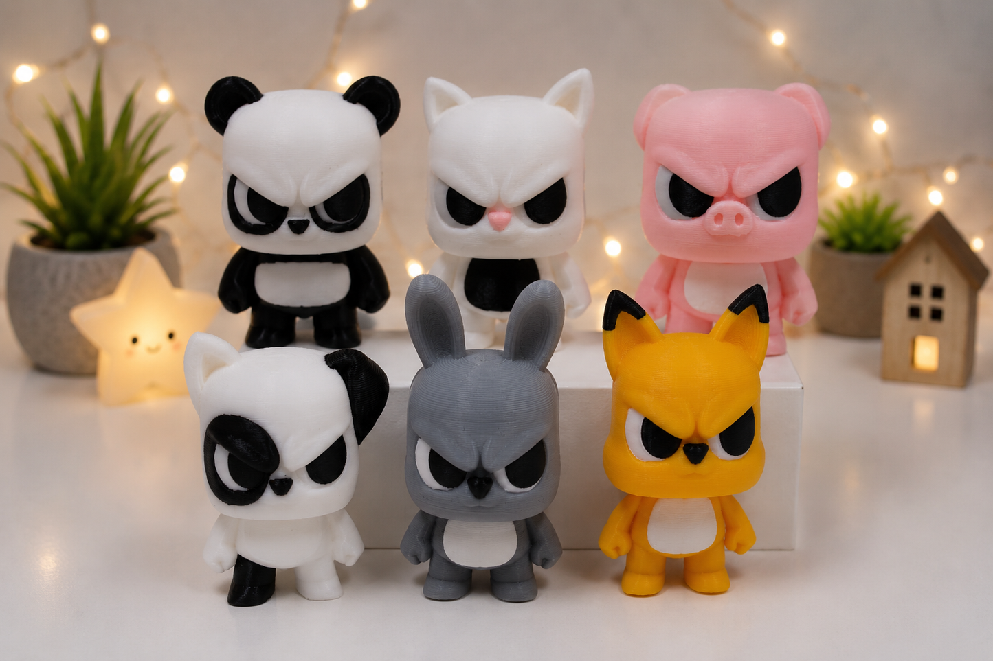 Angry Critter Bag Charms