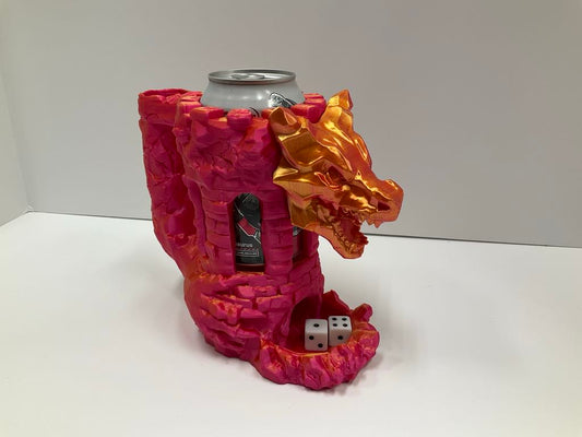 Dragon Fortress Dice tower and can holder