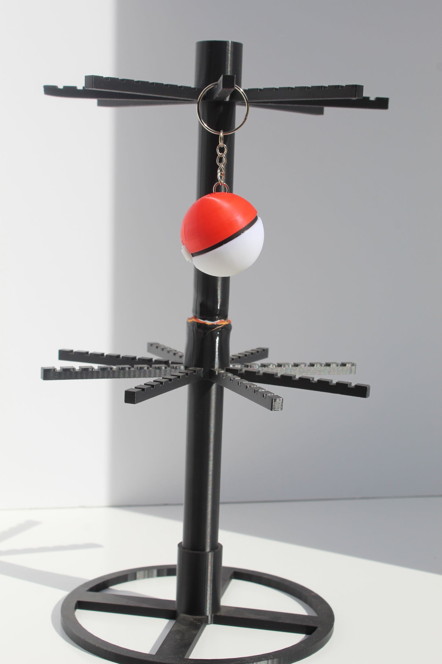 pokeball Clicker Keychain – 3D Printed Fidget Accessory