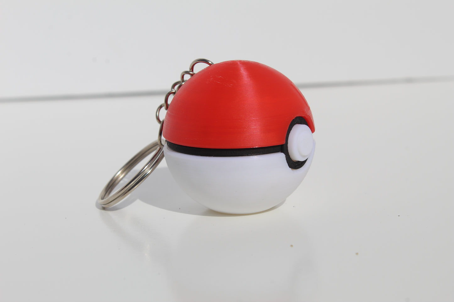 pokeball Clicker Keychain – 3D Printed Fidget Accessory