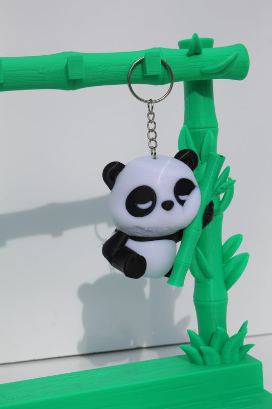 Sleepy Panda Keychain