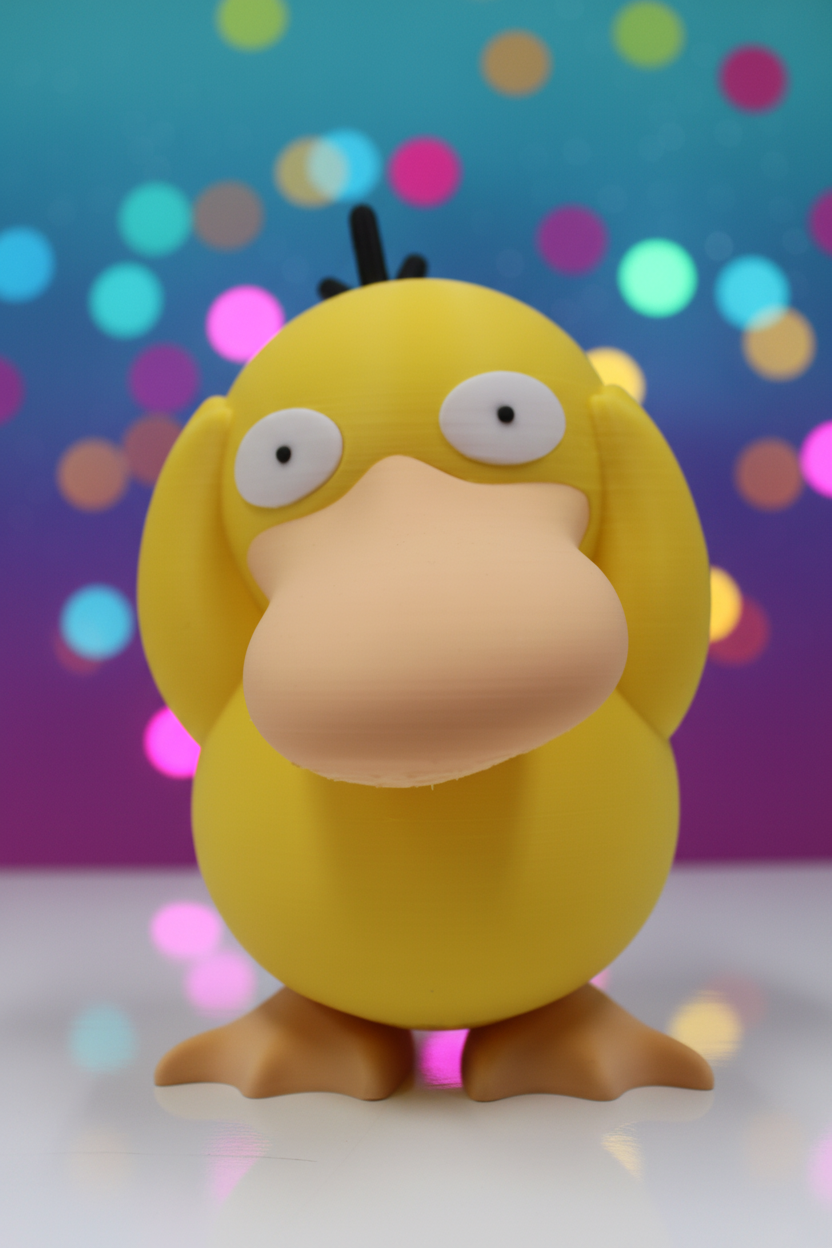Psyduck – Cute 3D Printed Collectible Companion