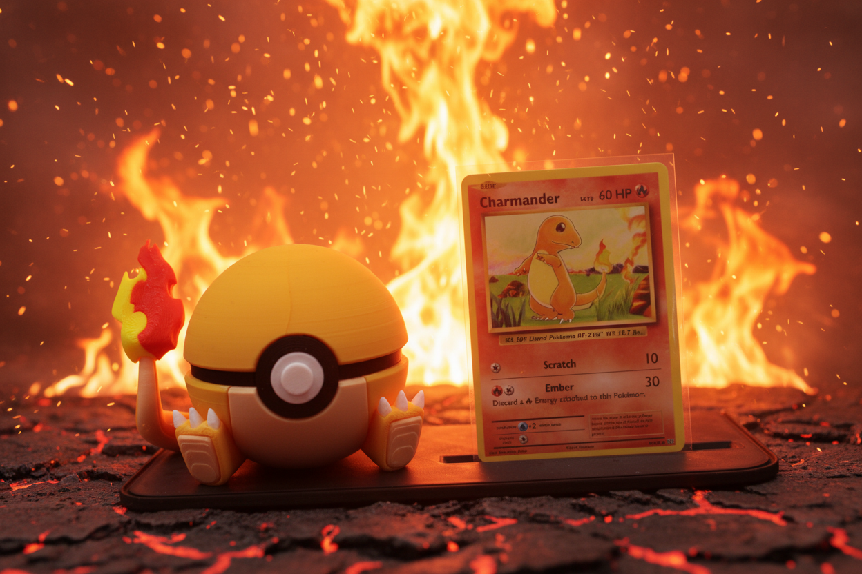 Charmander Pokéball Display