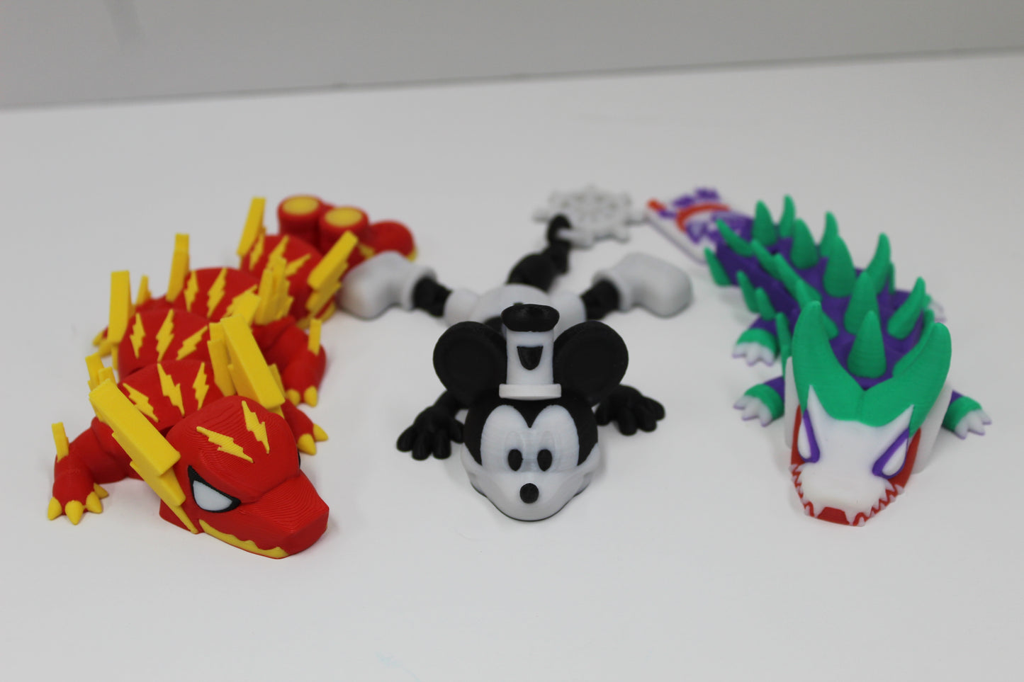 Flexi Character Baby Dragon Collection – Articulated 3D Printed Creature Figures