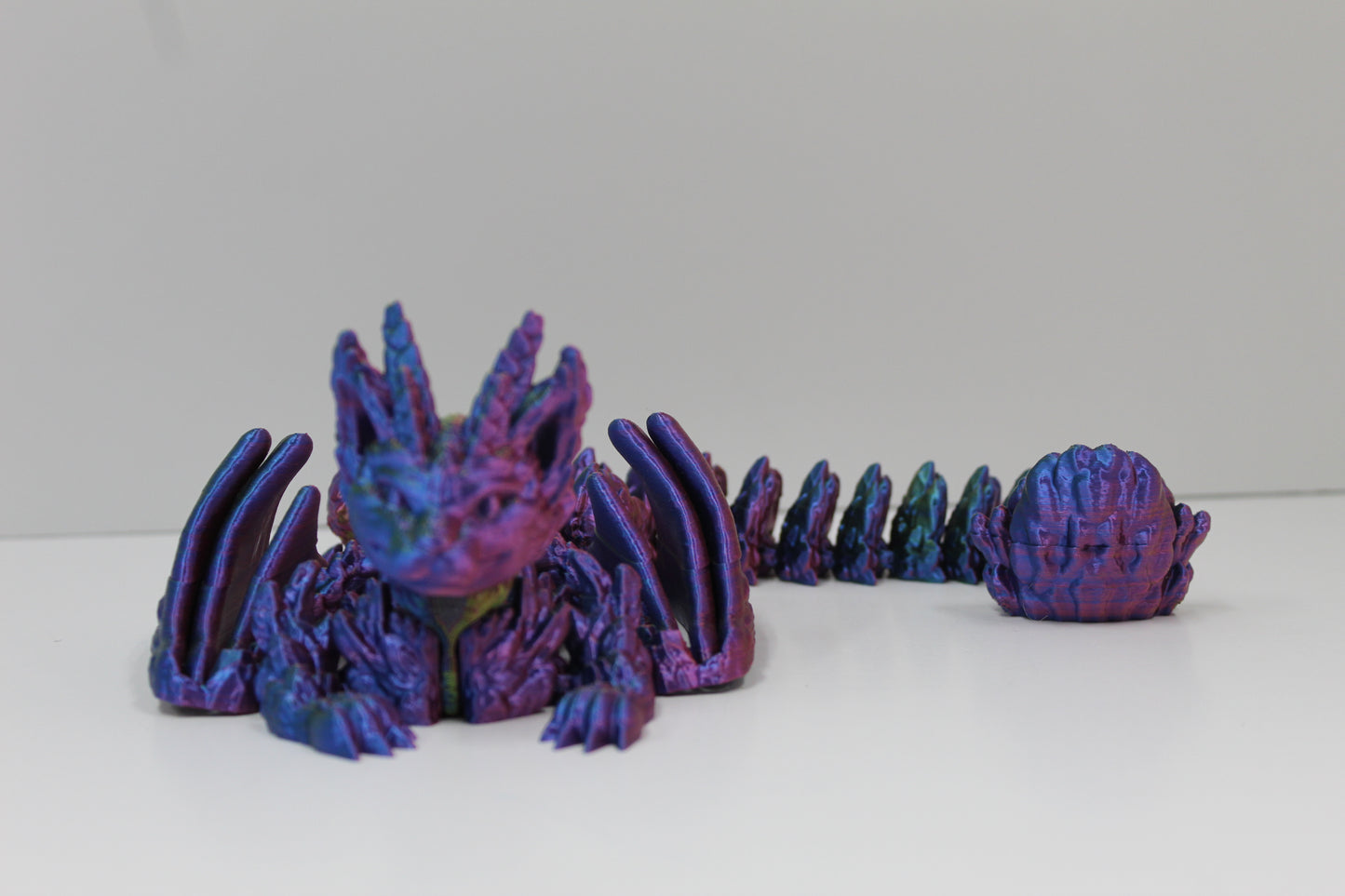 Mystic Cat Wing Dragon – Dual Color Articulated Dragon