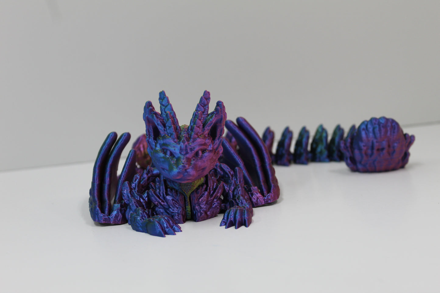 Mystic Cat Wing Dragon – Dual Color Articulated Dragon