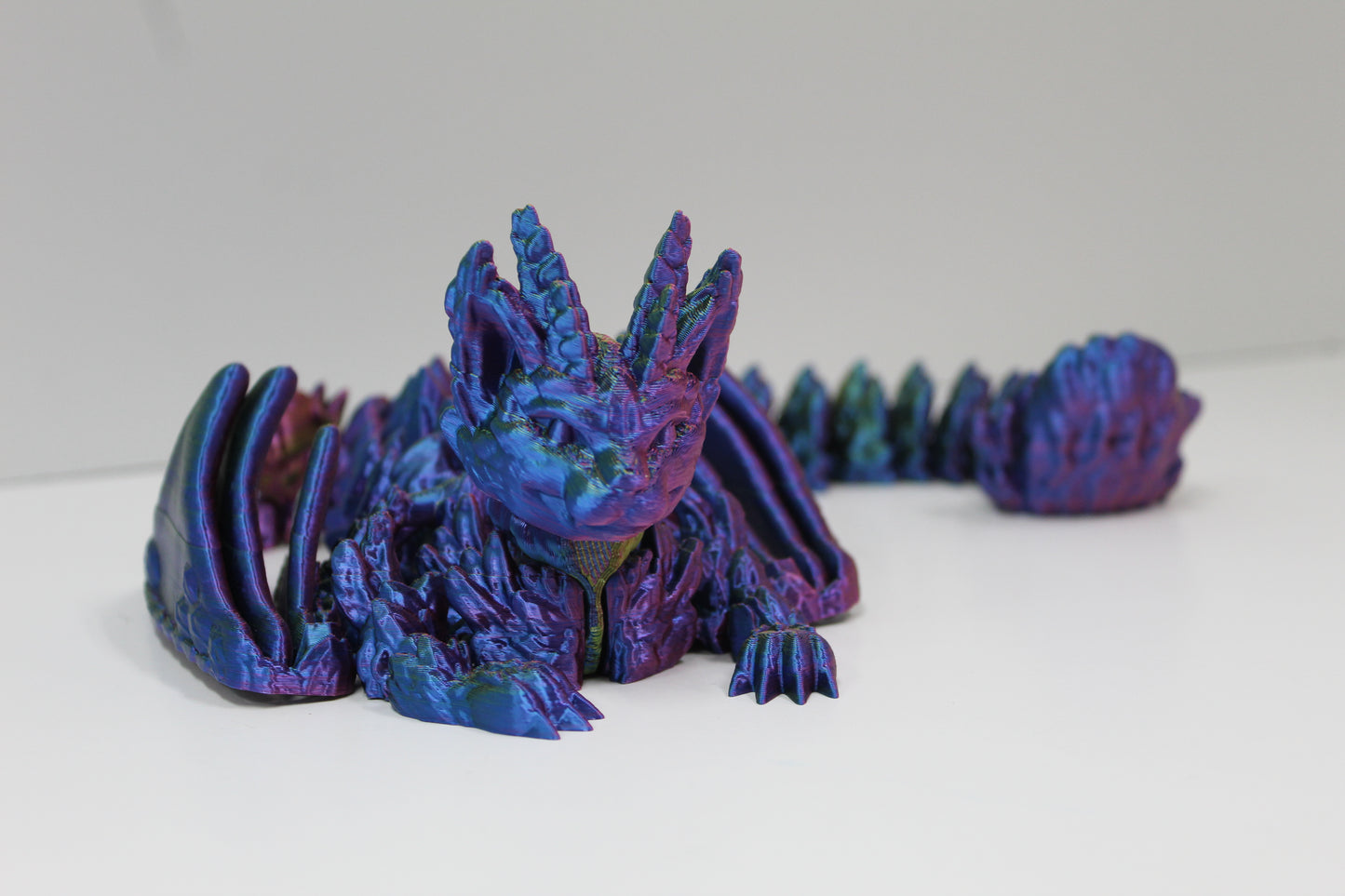 Mystic Cat Wing Dragon – Dual Color Articulated Dragon