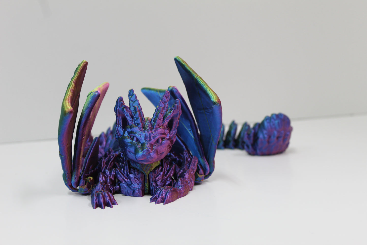 Mystic Cat Wing Dragon – Dual Color Articulated Dragon