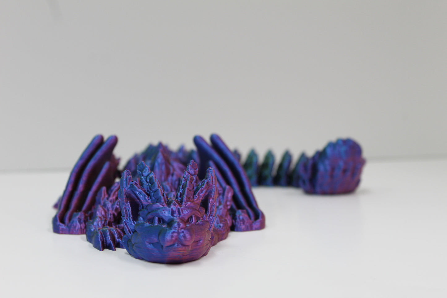 Mystic Cat Wing Dragon – Dual Color Articulated Dragon