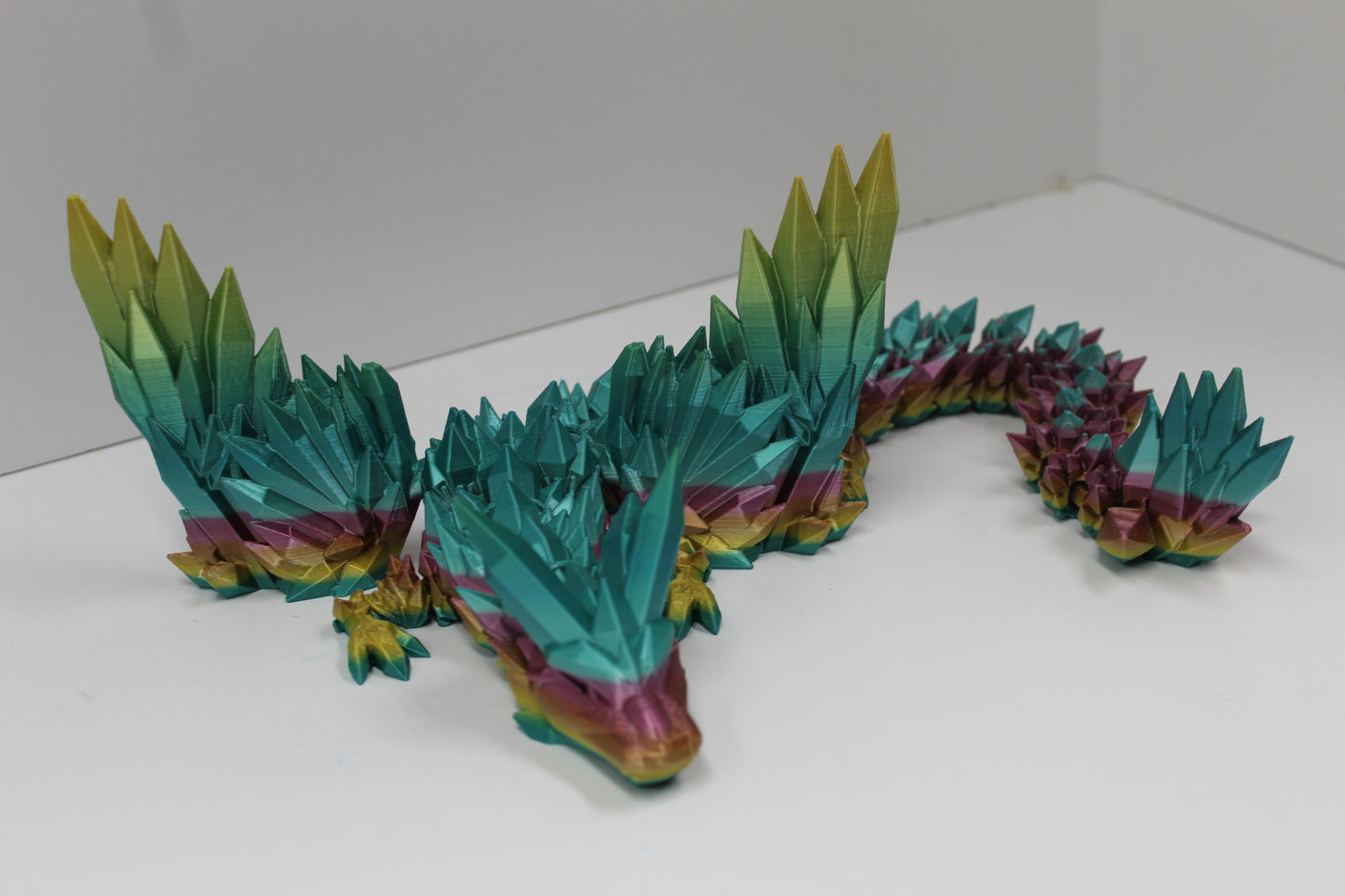 Macaron Rainbow Crystal Dragon
