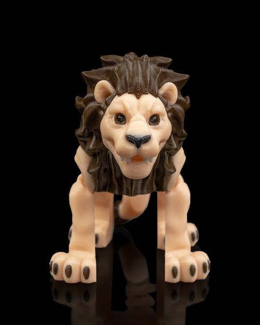 Leo the Wiggly Flexi Lion – 3D Printed Fun! 🦁✨