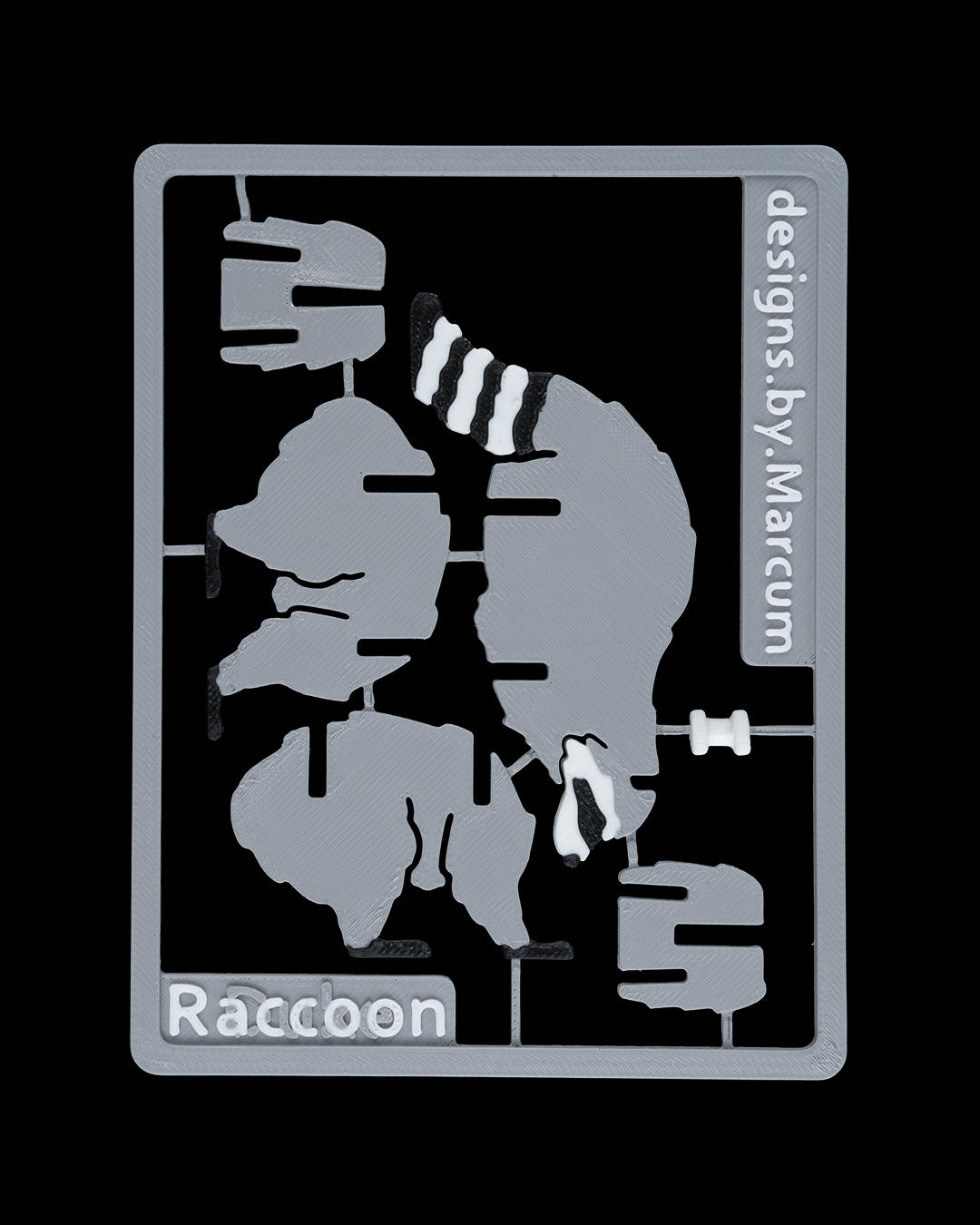 Raccoon kit Card