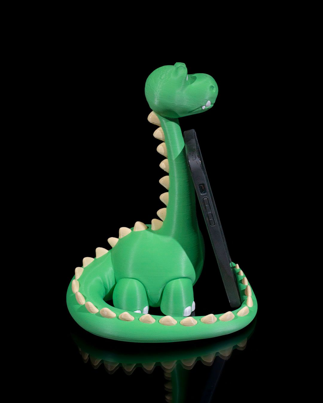 Standing dino phone stand