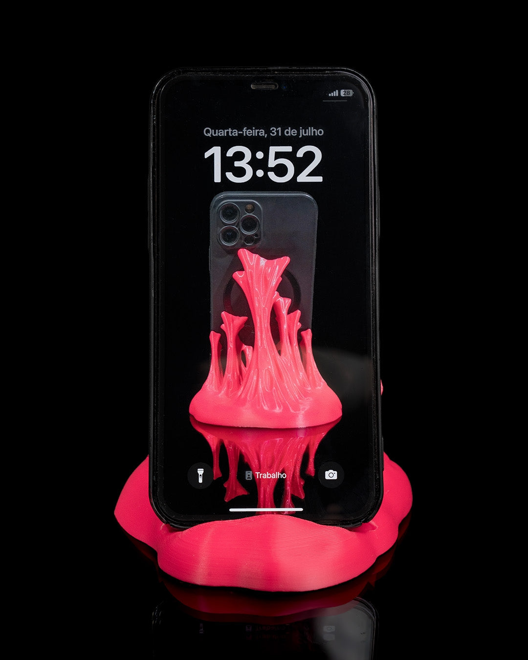 Sticky situation phone holder