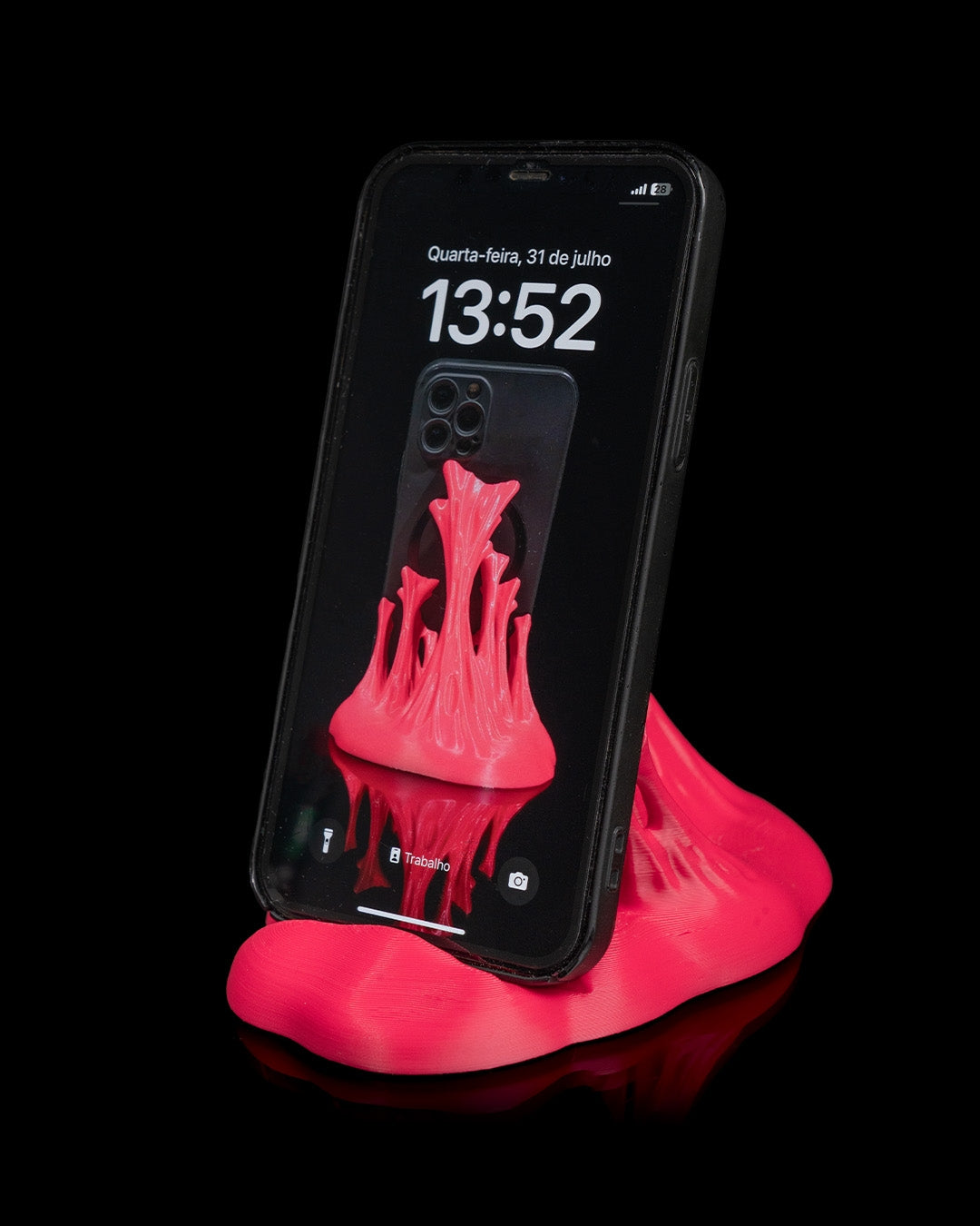 Sticky situation phone holder