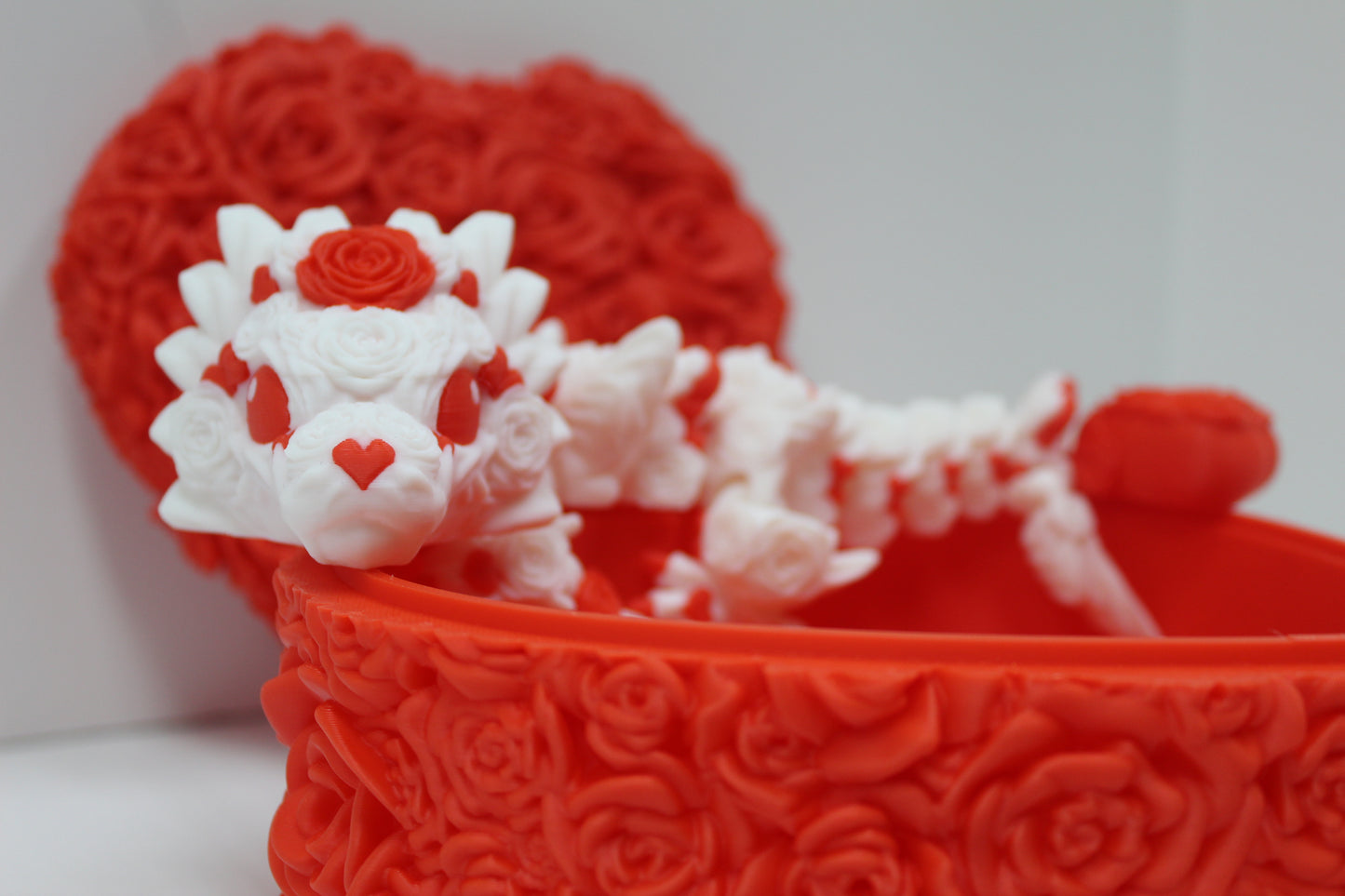 Rose Heart Dragon & Rose Heart Keepsake Box