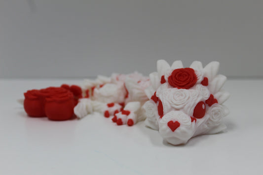 Rosy Heart Hug Dragon